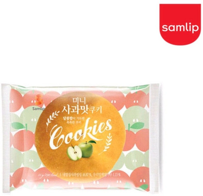 삼립 사과맛 쿠키, 16g, 300세트
