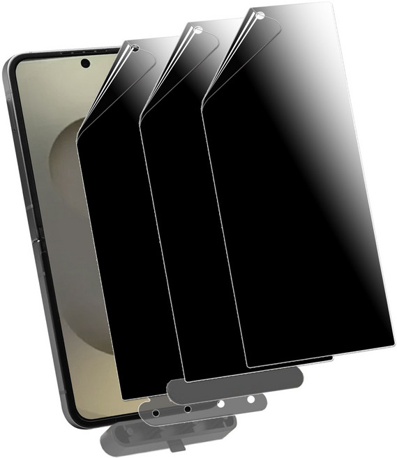 키큰기린 사생활보호 프라이버시 저반사 무광택 매트 지문방지 액정 보호 필름 + 부착 가이드툴, 3개