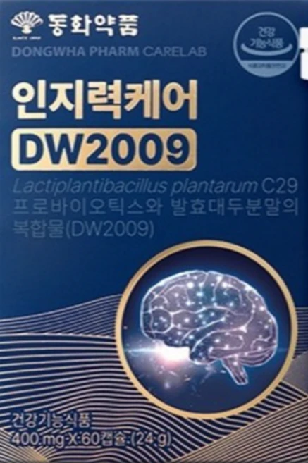 동화약품 인지력케어 DW2009, 60정, 1개 - 쿠팡