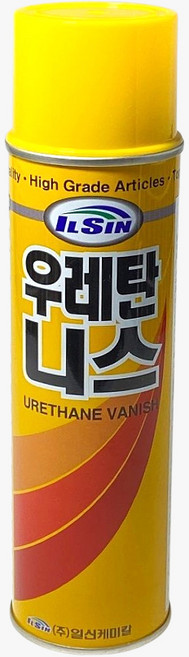 일신 우레탄니스 IS-4510 뿌리는 바니쉬 스프레이 광택제 코팅 프라이머 락카 420ml, 1개