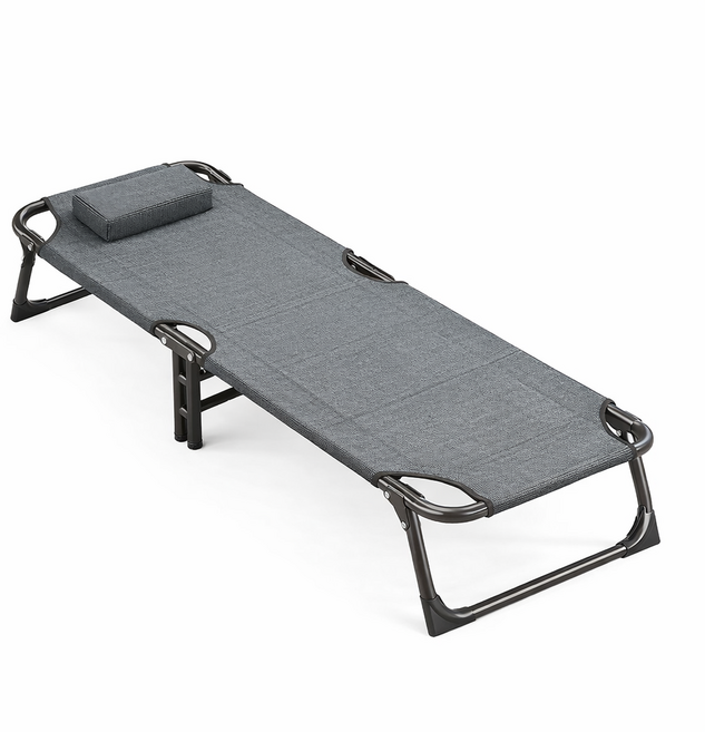 折疊午休牀 辦公室單人牀 便攜折疊牀 陪護牀 行軍牀 午睡牀 宿舍家用收納牀, 升级款加大款双中腿