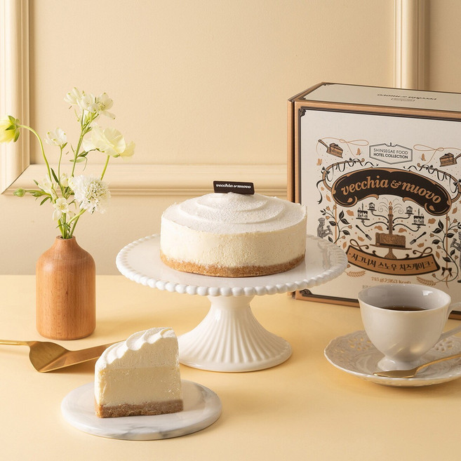 베키아에누보 시그니처 스노우 치즈케이크, 베키아에누보 시그니처 스노우 치즈케이크 745g, 745g, 1개