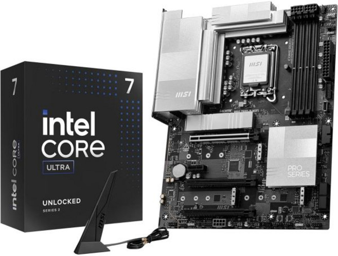 Micro Center 마이크로센터 CPU 마더보드 콤보 인텔 코어 i514400 10코어 데스크탑 프로세서 내장 UHD 그래픽스 730 포함와 MSI PRO B760MP DD, Ultra7 265K+PRO Z890 WiFi
