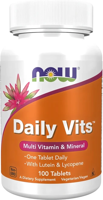 나우푸드 데일리 비츠 멀티비타민 & 미네랄 타블렛, 100정, 1개 - 쿠팡