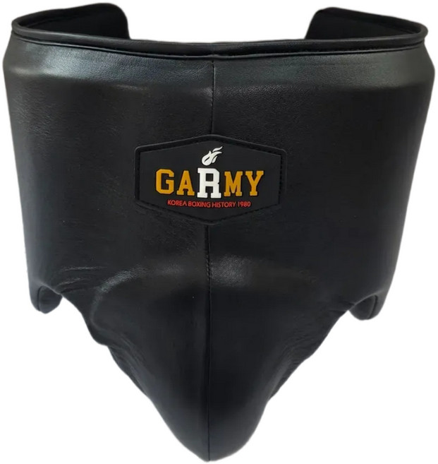 가미 그로인가드 1813 1804 복부 허리 골반 낭심보호대 천연가죽 프로텍터 급소보호대, 1개, 블랙