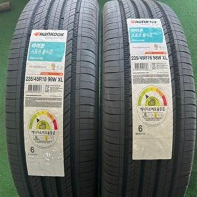 테슬라 한국타이어235/45R18 아이온 에보(흡입재)IH01A 양주타이어