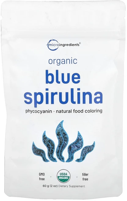 블루 스피루리나 가루 스피룰리나분말 피코시아닌 50g 2개, 60g, 1개 - 쿠팡