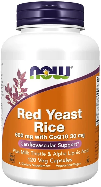 나우푸드 홍국 Red Yeast Rice 600mg 120캡슐, 120정, 1개 - 쿠팡