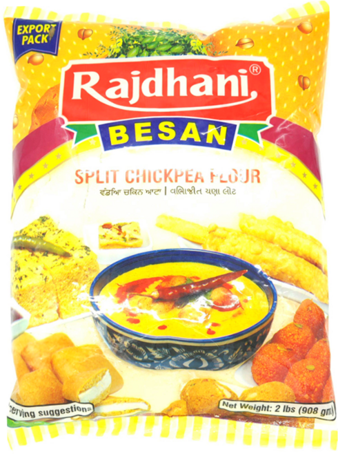 RAJDHANI Besan (Chickpeas Flour) (Gram Flour) 베산 (병아리콩 가루), 908g, 1개, 병아리콩