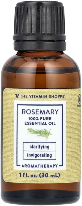 The Vitamin Shoppe 순도 100% 에센셜 오일 로즈메리 30ml(1fl oz) Shoppe (더 비타민 샵), The Vitamin Shoppe, 순도 100% 에센 - 쿠팡