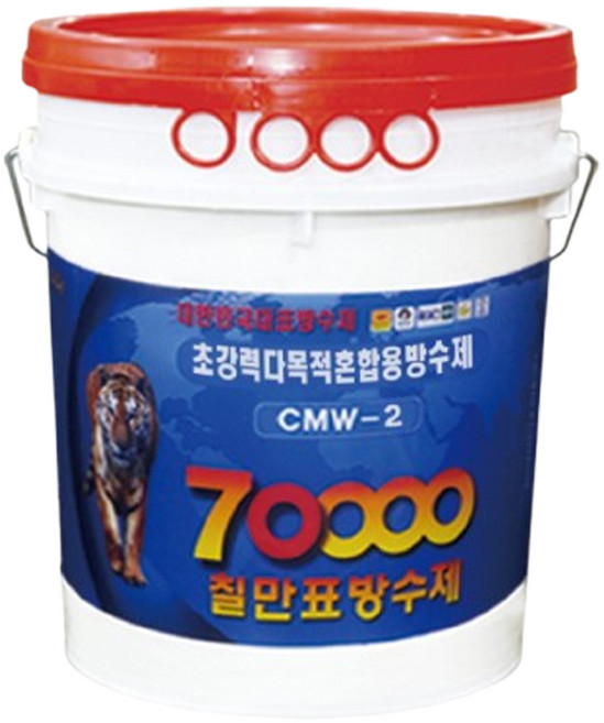 칠만표방수제 무기질 셀프 도막 CMW-2 초강력다목적혼합용방수제 20L(붓+장갑), 1개