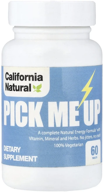 캘리포니아네츄럴 픽 미 업 허브 비타민 60 정, 6개 - 쿠팡