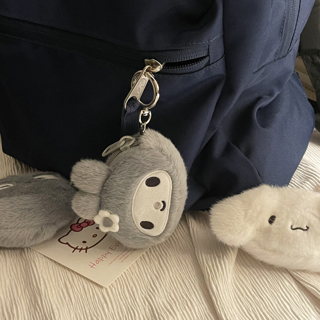 (정품) 산리오 모노톤 미니 파우치 키링 에어팟 케이스 동전지갑