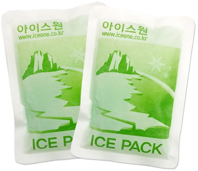 아이스원 프리미엄 부직포 젤 아이스팩 아이스젤 택배용 휴대용 아이스팩 완제품 icepack 얼음팩 15x20 54개, 1세트