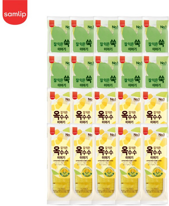 삼립빵 삼립 잘익은 옥수수이야기 + 쑥이야기 (총 10봉), 110g, 2세트