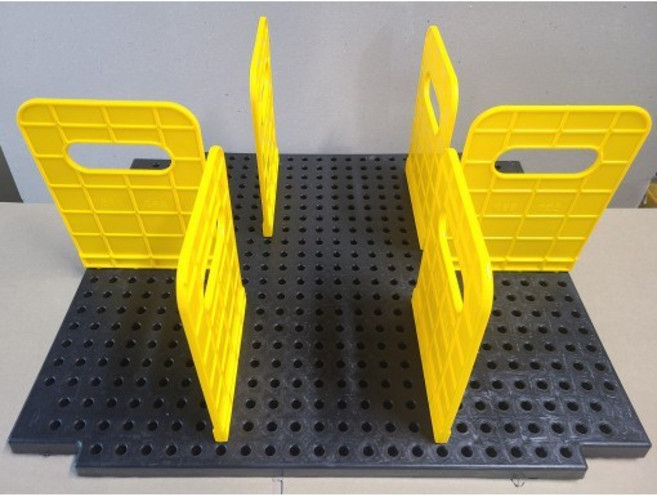 라이더 연구소 대행용품 배달통 파티션 칸막이 4개 세트, 파티션 4개 세트