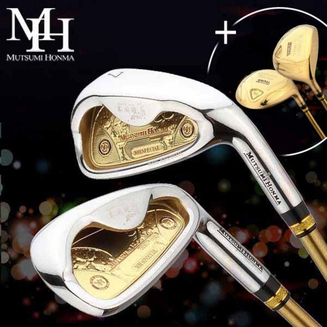 무쯔미혼마코리아 스페셜 3스타 남성 고반발 카본 8 아이언 (페어웨이우드 증정), 남성 아이언 R, 3번 R