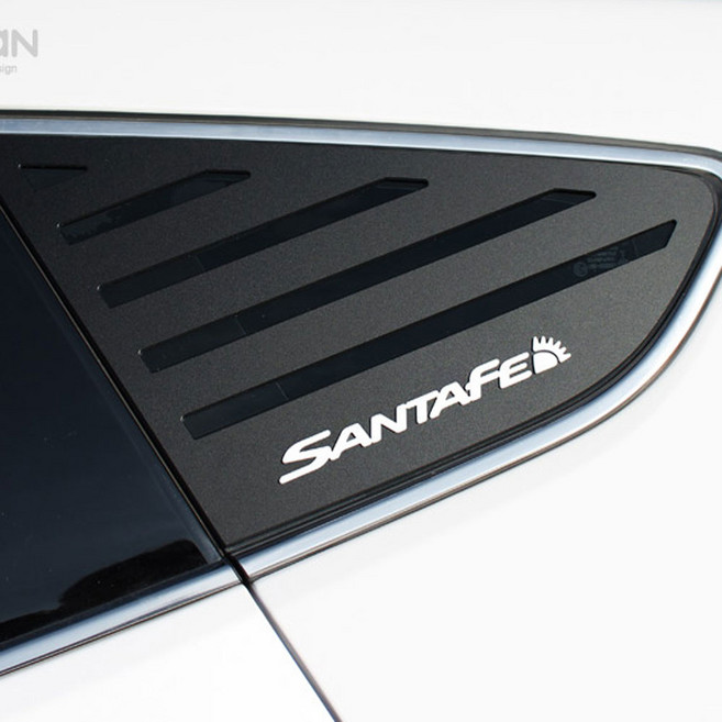 싼타페DM 더프라임 레터링 C필러 몰딩 도어 창문 커버, 기타