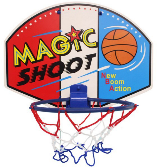 兒童投籃板 籃球框組 - 室內外皆宜 附籃球, 多色, 1個