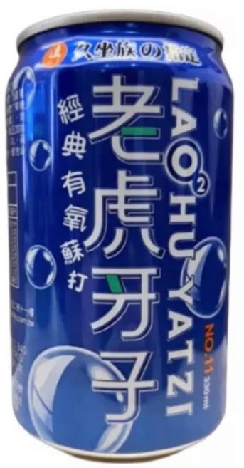 老虎牙子有氧氣泡飲 330ml, 24個