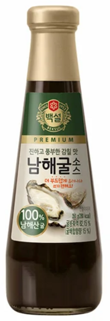 백설 남해굴소스 350g, 1개
