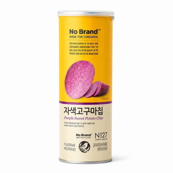 韓國 No Brand 洋芋片紫薯片 160g, 1個, 紫薯洋芋片(效期202708