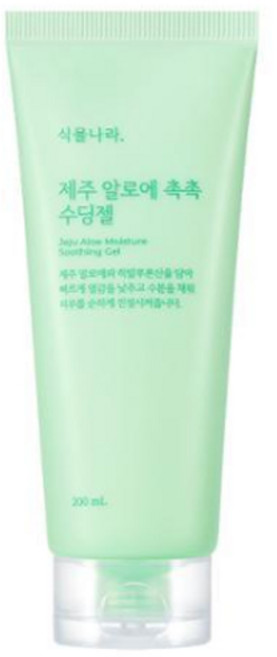 [NEW] 식물나라 제주 알로에 촉촉 수딩젤 200mL, 1개