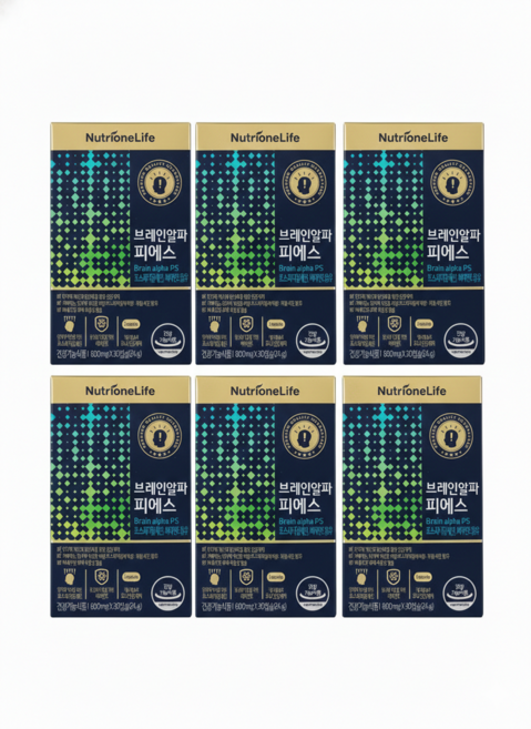 뉴트리원 브레인알파 피에스, 30정, 6박스