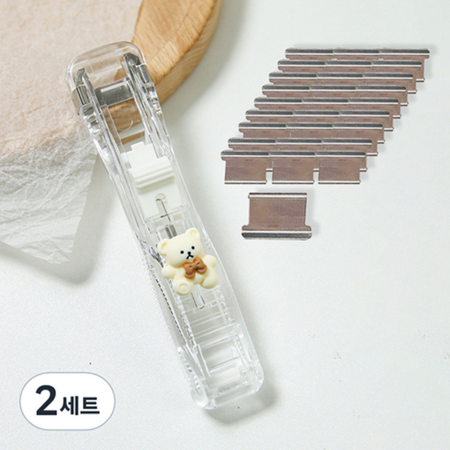 씨티컴퍼니 클립퍼 아기곰 + 핀 50p 세트, 2세트