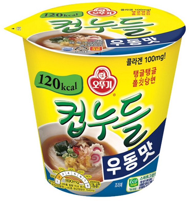 오뚜기 컵누들 우동맛 컵라면, 22개