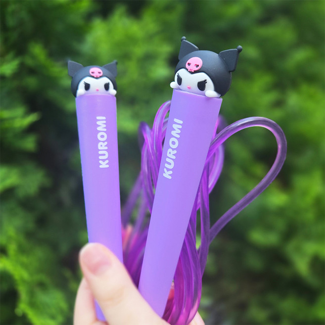 산리오 피규어 줄넘기 쿠로미 캐릭터 초등학생 유아 어린이 체육 놀이 준비물, 1개