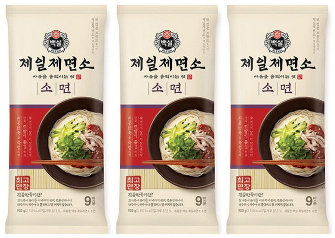 백설 소면, 900g, 15개