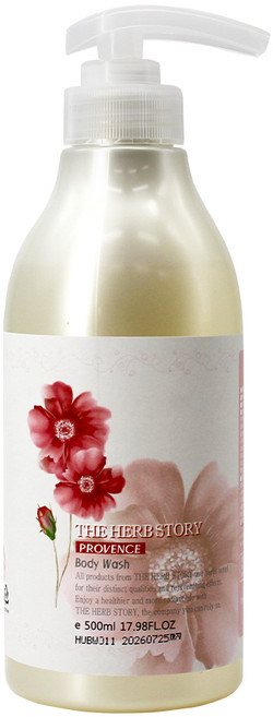 더허브스토리 바디워시 바디로션 샤워젤 샤워로션 바디용품 워시 로션, 1개, 500ml