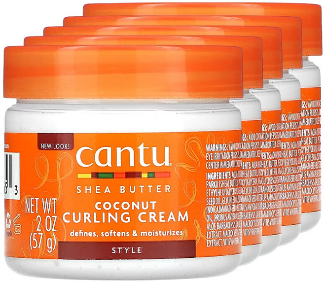 칸투 시어버터 코코넛 컬링크림 57g 5개