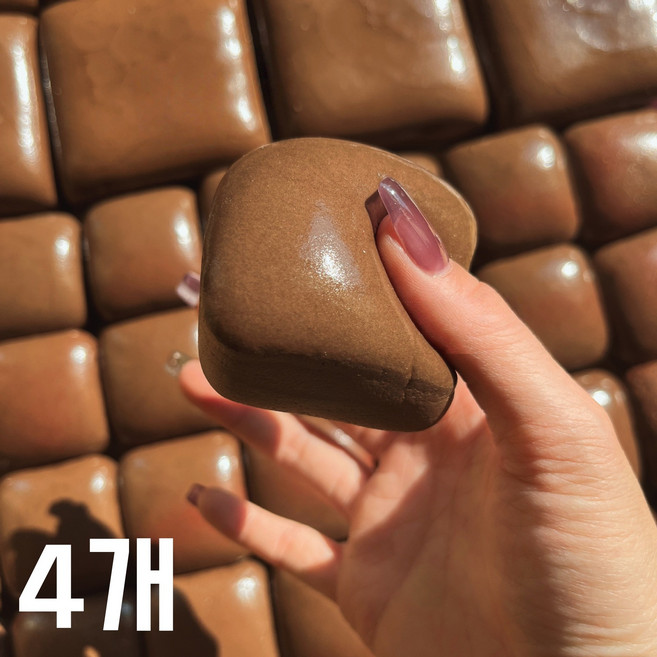 초촉촉 미니 말랑말랑 토스트 스퀴시 말랑이, 4개, 25g, 블랙초콜릿 미니 토스트