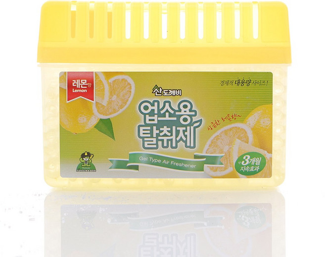 산도깨비 업소용 탈취제 대용량 550g - 레몬 /냄새제거/악취제거/방향제