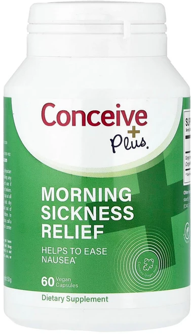 컨시브 플러스 입덧 완화 비건 캡슐 60정 (캡슐당 500mg) CIP-00729, 1개 - 쿠팡