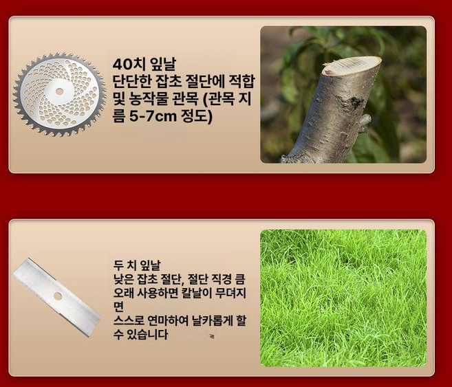 예초기 전기 유선 제초기 220v 220V 벌초 잔디 벌초용 2800W 깎는 배터리 잡초, 40날 칼날, 1개