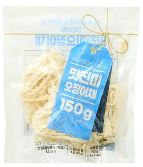 [우물우물] 맛진미 오징어채, 2개, 150g