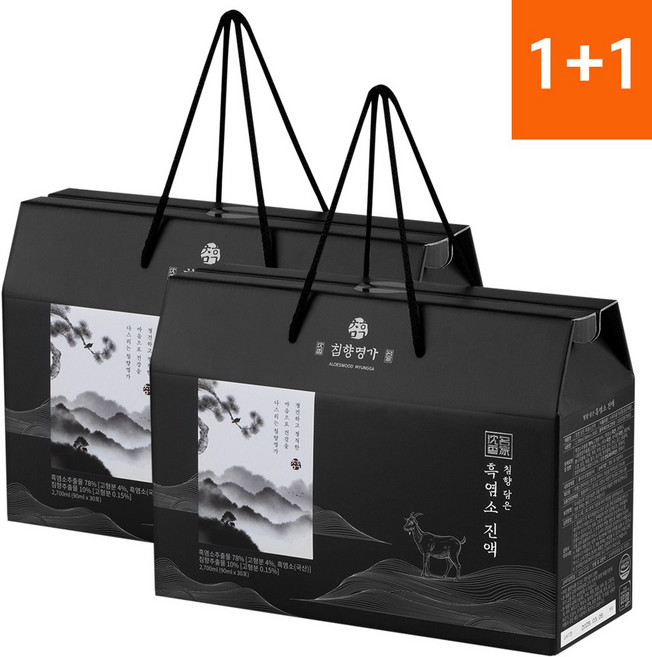 침향명가 수침향 담은 흑염소 진액 30p, 2.7L, 2개