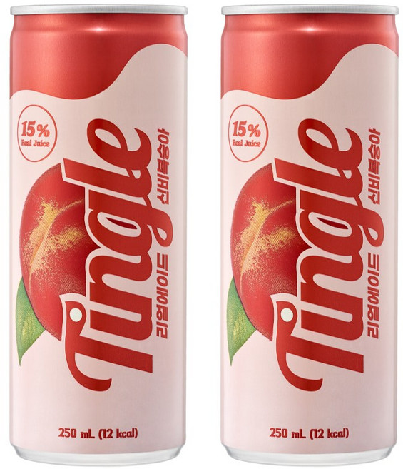 팅글 리얼에이드 신비복숭아, 24개, 250ml