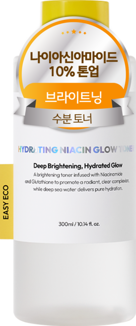 잇퓨 글로우 토너 광채톤업토너 나이아신아마이드10% 히알루론산 쌀, 1개, 300ml