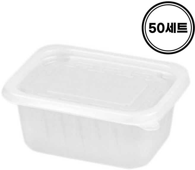 1회용 죽통 사각 죽용기 일회용 밀폐 죽포장 용기 미니 소 중 대 특대, 1세트, 50개