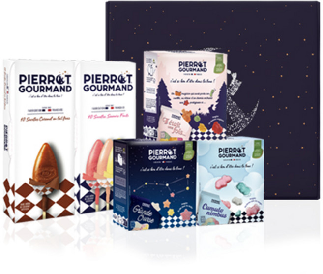 피에로구르망 패키지 선물 세트 (과일사탕+카라멜사탕+젤리 3종류), 1.052kg, 1개
