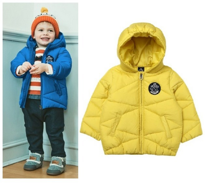 겨울)지그재그점퍼(옐) 90/100호