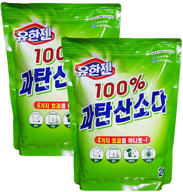 유한젠 100% 과탄산소다, 2kg, 2개