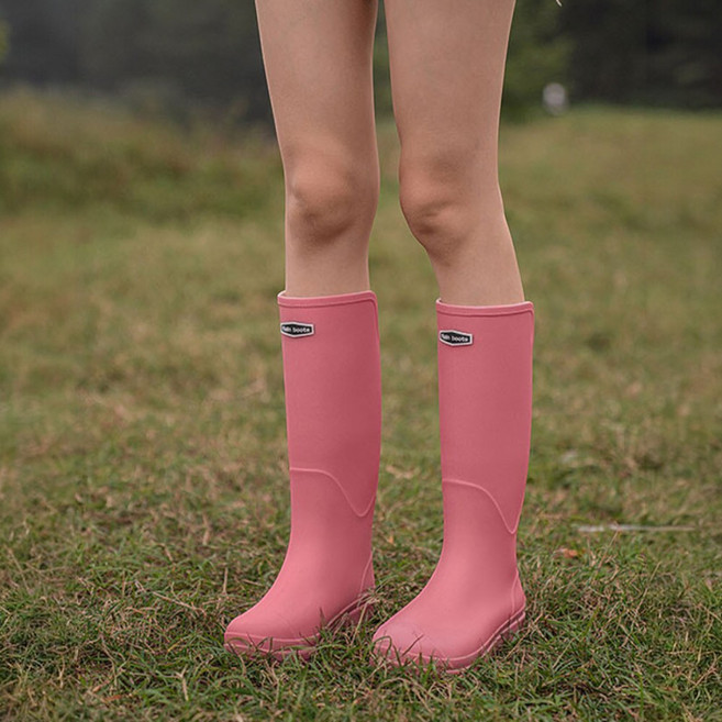 남녀공용 롱 레인부츠 방수장화 장마철 작업화 패션장화 갯벌 텃밭 장화 롱부츠