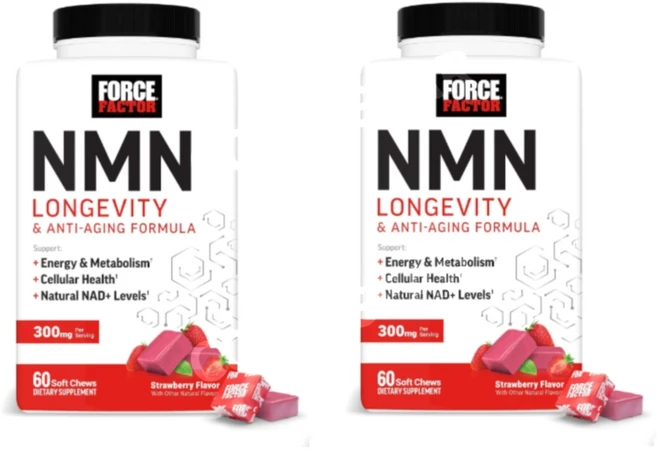 포스팩터 NMN NAD+ 스트로베리 소프트츄 60개입 2개 세트NMN NAD+ - 쿠팡