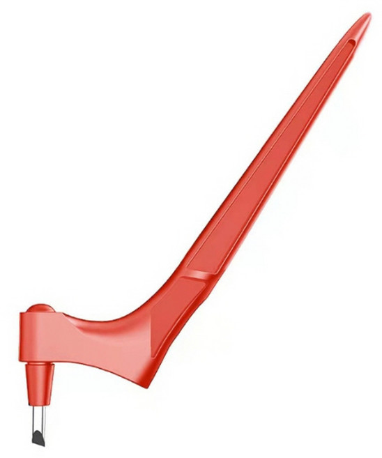 핸셀 다꾸 공예 디자인 DIY 종이 커터 회전 칼, 5개, 회전칼 레드