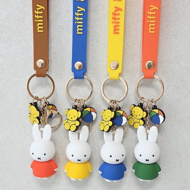 미피 피규어 키링 키홀더 가방백참 자동차키 열쇠고리